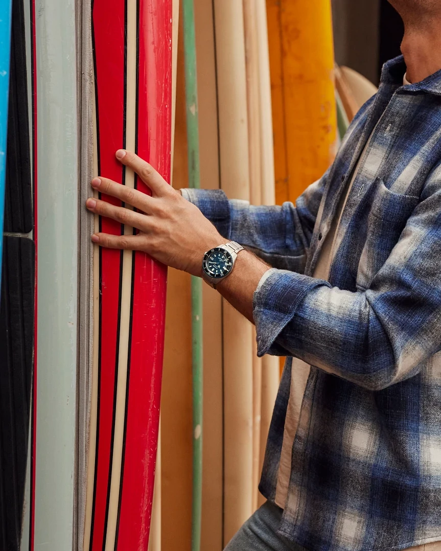 Promaster Fujitsubo Blue Dial Super Titanium with Platinum DLC